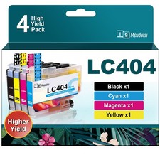 LC404 LC404XL Ink Cartridges for Brother MFC-J1205W MFC-J1215W MFC J1205W XL