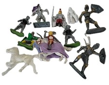 Vintage Toy Soldier Lot   Britains, Elastolin  Medieval Figures