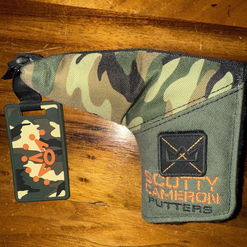 New 2017 Scotty Club Cameron Camo Headcover & Leash Pivot/divot Tool