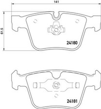 BREMBO Bremsbelagsatz Scheibenbremse PRIME P 50 116 für MERCEDES W221 KLASSE AMG BREMBO Bremsbelagsatz Scheibenbremse PRIME P 50 116 für MERCEDES W221 KLASSE AMG