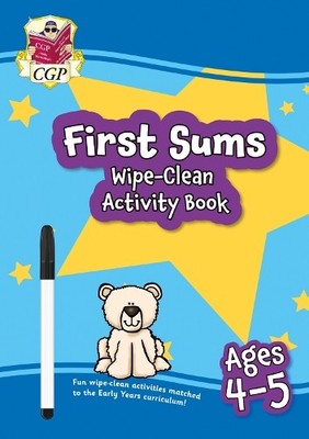 CGP Books New First Sums Wipe-Clean Activity B (Mixed Media Product) (US IMPORT)