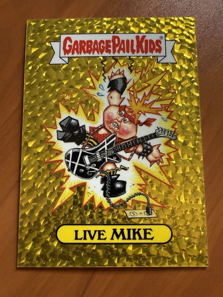 Garbage Pail Kids GPK GIANT 5x7 Art Prints Series 1 LIVE MIKE GOLD FOIL 11/50 - Image 2 of 4