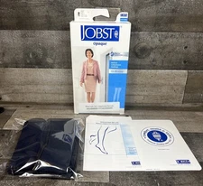 Jobst opaque  115760 Compression Hose, Thigh High, 15-20 mmHg, Closed toe  NAVY