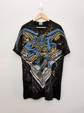 VTG Rare LIQUID BLUE 1995 Gargoyle All-Over Print Single Stitch T-Shirt XXL USA