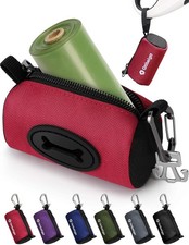 Dog Poop Bag Holder for Leash, Lar Opening for Easy Pull Out,
