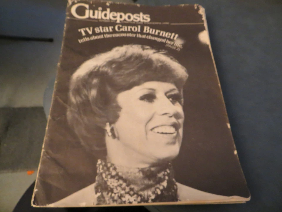 VINTAGE LARGE PRINT 1970's GUIDEPOSTS LOT (9) BURNETT CARTER TILLIS - Image 2 of 4