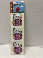 Sandylion Peanuts Snoopy On Top Easter Egg Stickers 50th Celebration PUPM4