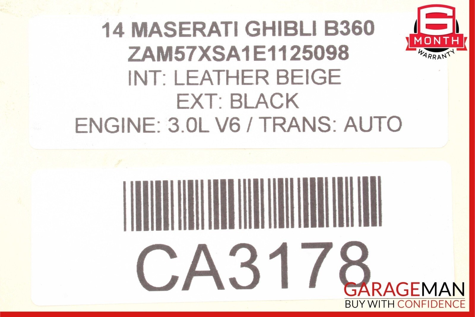 Maserati Ghibli 2014-2017 REAR+LEFT Steering knuckle