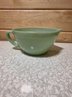 Vintage Fire King Green Jadeite Oven Ware Mixing Batter Bowl with Spout Handle