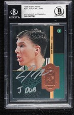 BAS 1998-99 SPx Finite 1302/2500 Jason Williams #217 BGS Authentic Auto ow6