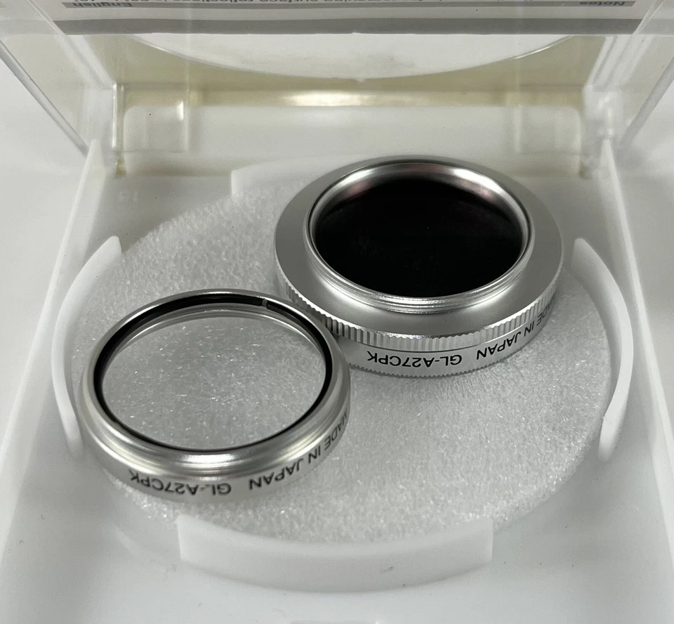 JVC PL Filter Kit 27mm Camcorder GL-A27CPK Lens Protector & Polarizing Filter - Image 3 of 4