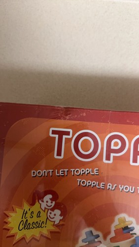 SEALED - Topple Board Game Classic Family Fun Pressman Stacking Balance 2009 OOP - Bild 2 von 3