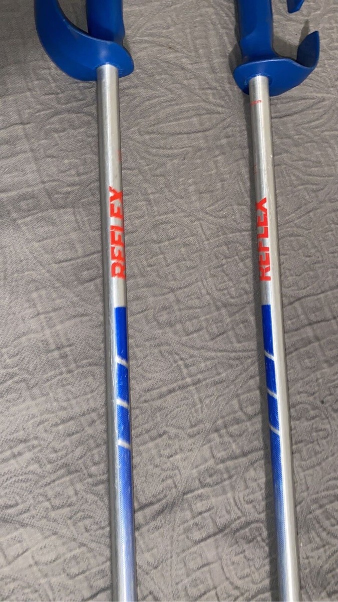 Vintage Reflex Challenger Pistol Grip Snow Ski Poles 40” 101cm | eBay