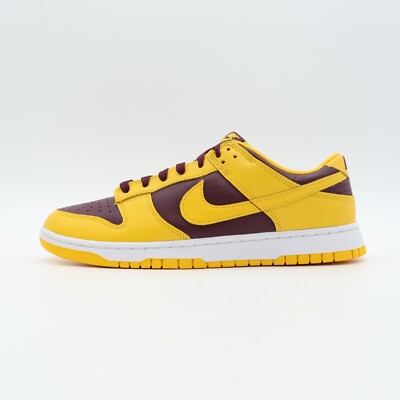 DD1391-702 Nike Dunk Low Arizona State Sun Devils University Gold