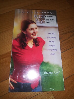 RIDING IN CARS WITH BOYS - VHS - 2002 - DREW BARRYMORE - NEW SEALED