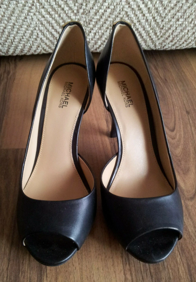 Michael kors hamilton open toe best sale flex