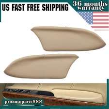 Pair For Honda Accord Sedan 2008-2012 Front Door Panels Armrest Lid Cover Beige