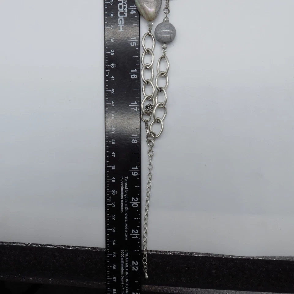 Premier Designs ограниченного тиража Flapper ожерелье синий опалесцентный бисер 36" - Изображение 4 из 4