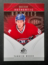 YANNICK WEBER RC 2009-10 SP GAME USED 09-10 NO 101 #200/699             13896