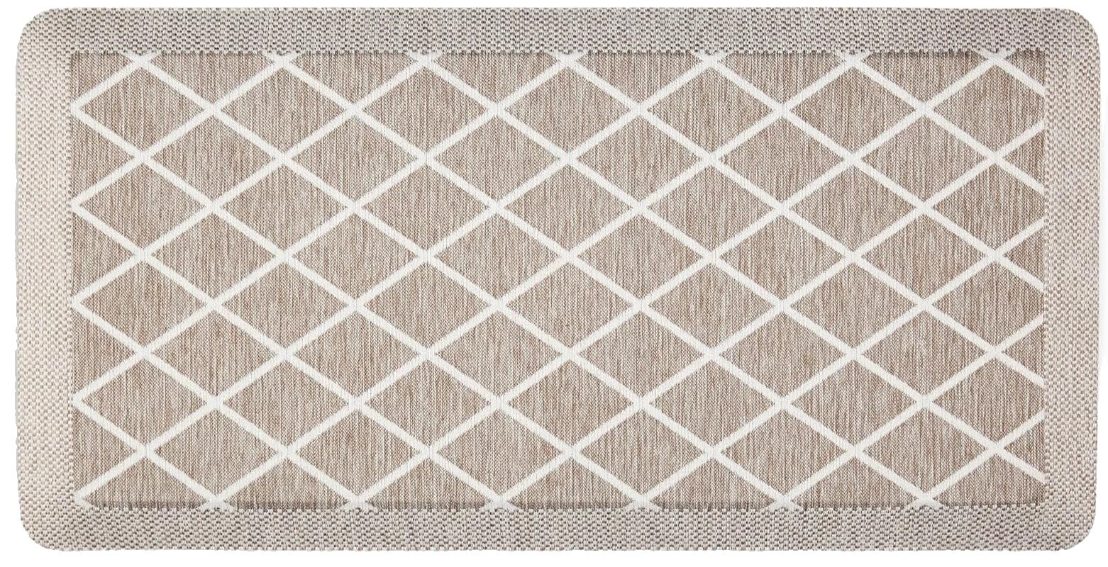 Puerta geométrica de cocina tapetes y alfombras de piso