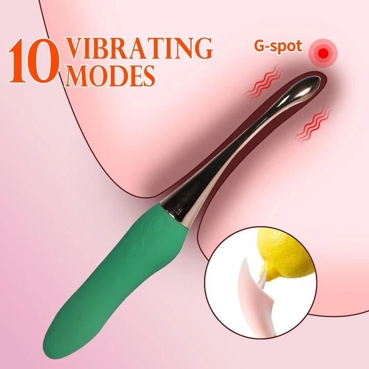 Orgasm G-Spot Vibrator Rechargeable Clit Dildo Anal Massager Sex Toys for Women
