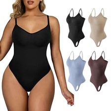 Bodysuit Shapewear Women Body Shaper Belly Control Hip Lifter Thong Slimming US