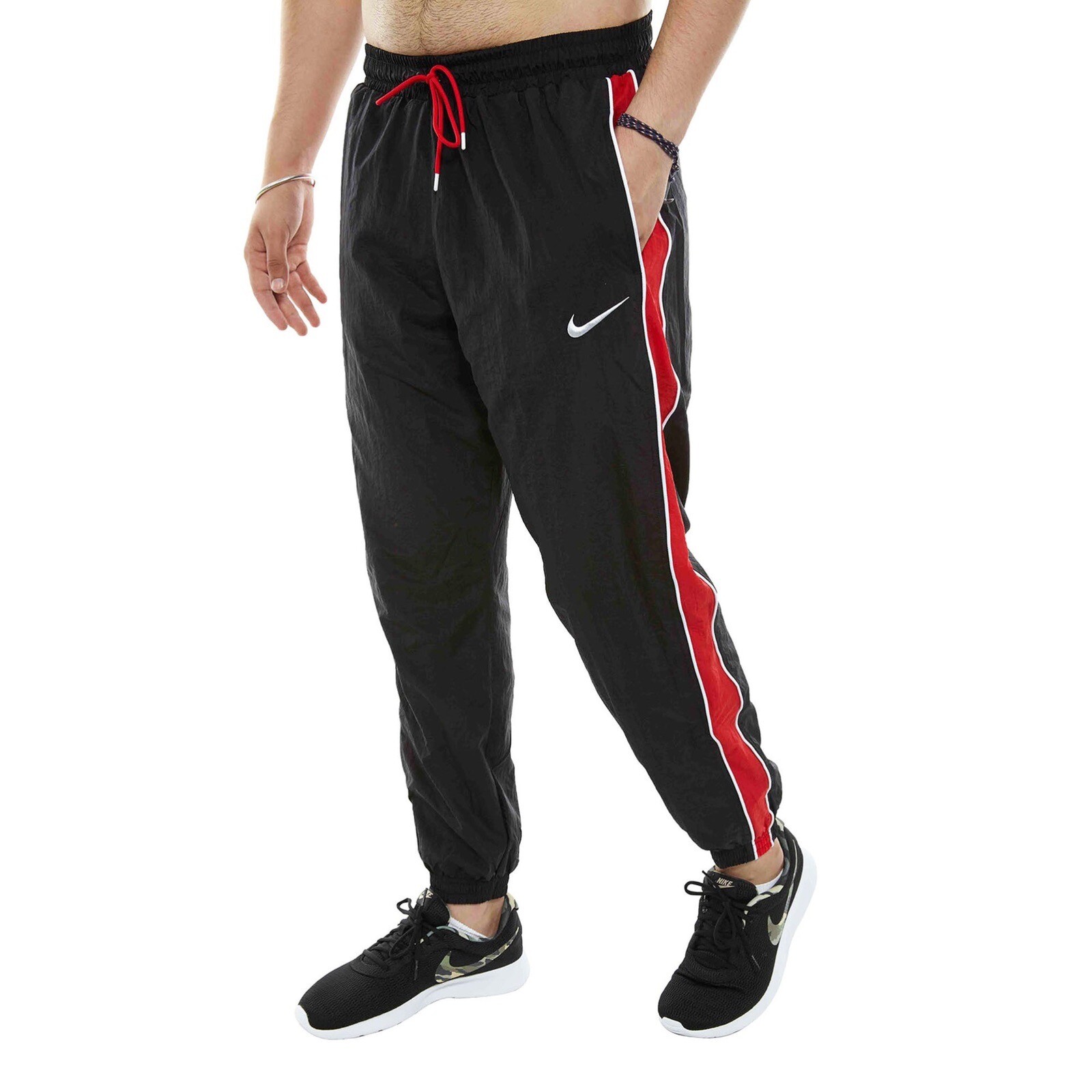 Nike Throwback Woven Tracksuit Basketball Pants Men’s… Gem