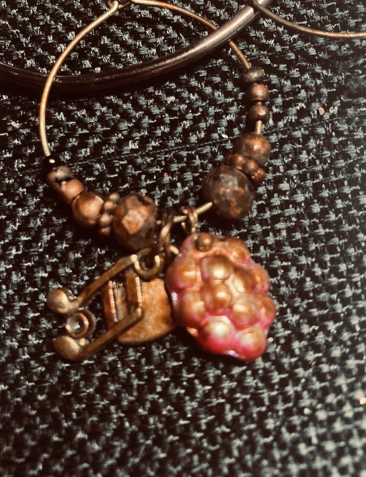 VINTAGE WINE GLASS CHARMS (Set 4) eBay