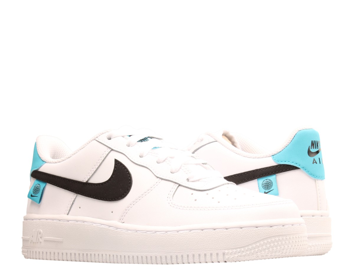 nike air force 1 07 black light blue fury