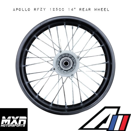 Apollo Motorcycles RFZY 125cc Rear Wheel Rim Pit Bike Dirt Bike Wheel ...