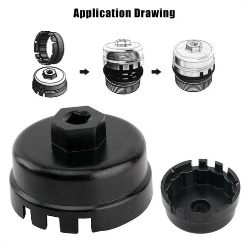 Oil Filter Wrench Cap Housing Tool Remover For TOYOTA RAV4 Lexus Camry Corolla