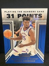 Udoka Azubuike 2020 Contenders Playing the Numbers Game Card #29; Kansas