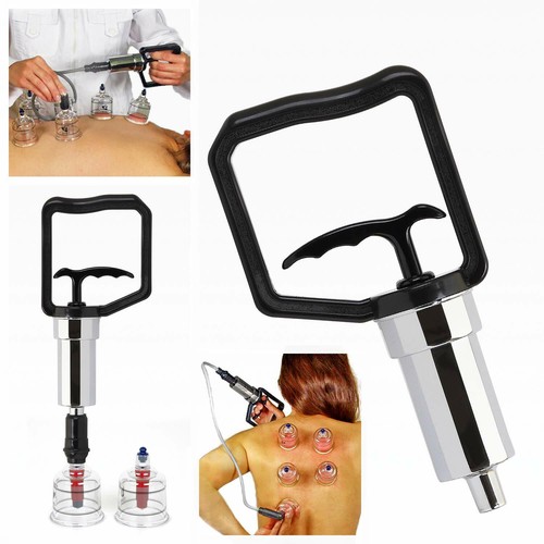 Cupping Set with Pumping Handle Therapy Vacuum Suction Massage Acupuncture Gifts - Picture 7 of 8