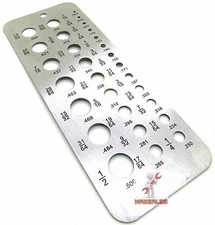 New Drill Gauge Heavy Duty 29 Size Drill Bit Bolt Diameter Size Index Gauge 