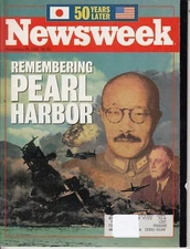 Newsweek Magazine Remembering Pearl Harbor.  Nov 25, 1991