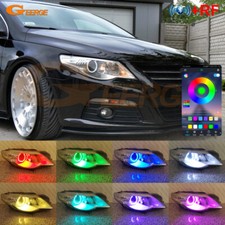 For Volkswagen Vw Passat Cc 357 Multi Color Rgb Led Angel Eyes Bluetooth App