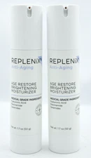 Replenix Anti-Aging Age Restore Brightening Moisturizer 1.7 oz/50g [ 2 Pack]