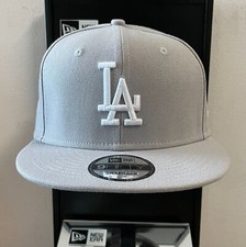 MLB - Los Angeles Dodgers 9FIFTY Adjustable Snap-Back New Era Cap - Light Gray
