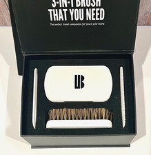 Beard Works Ultra The Pro Brush Set 4 Piece Set w/Mirror, Brush, Wire Comb, Comb