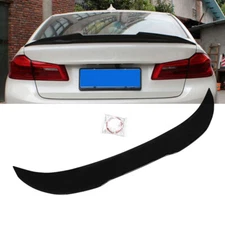 Rear Trunk Spoiler Wing For 2011-2017 BMW 5 Series F10 M5 Gloss Black PSM Style
