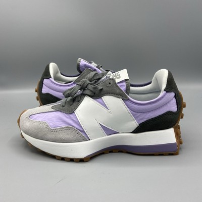 New Balance 327 Sneaker Lila Beige Grau Wildleder Freizeitschuhe UK 3 EU 35 US 5