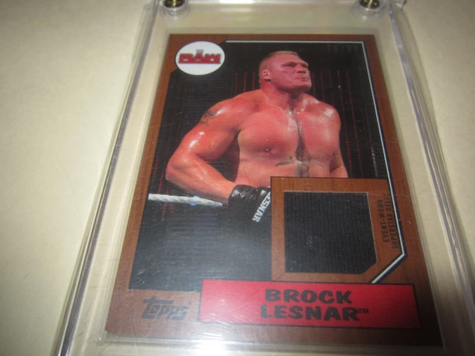 2010 Topps UFC Knockout autograph card Brock Lesnar. 117/188 - Image 3 of 4