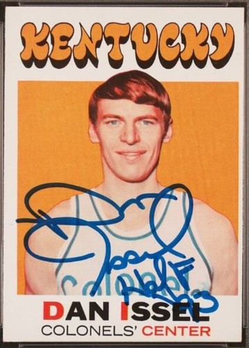 1971 Topps Dan Issel Signed Rookie Basketball Card PSA/DNA Certified 10 Auto HOF - Picture 3 of 4