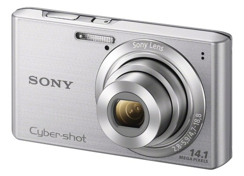Silver Sony Cyber Shot DSC-W610 14.1MP 4.0x Optical Zoom CCD Digital Camera - Picture 3 of 11