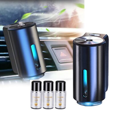 Portable Aluminium Waterless Car Aroma Essential Oil Diffuser USB Rechargeable i