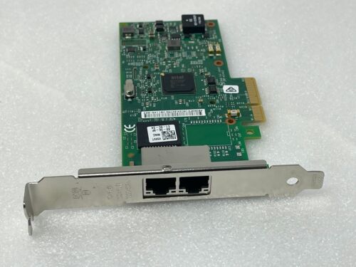 Dell Intel I350-T2 V5XVT High Profile Dual Port Ethernet Server Adapter NIC Card - Picture 4 of 7