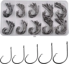 Circle Hooks Saltwater Fishing in-line Octopus 5/0, 150pcs (1/0-5/0)