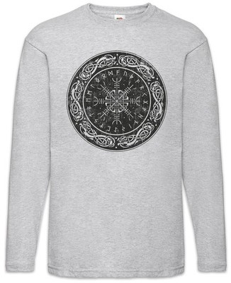Viking Shield I Langarm T-Shirt Schild Knoten Walhalla Wikinger Vikings Odhin