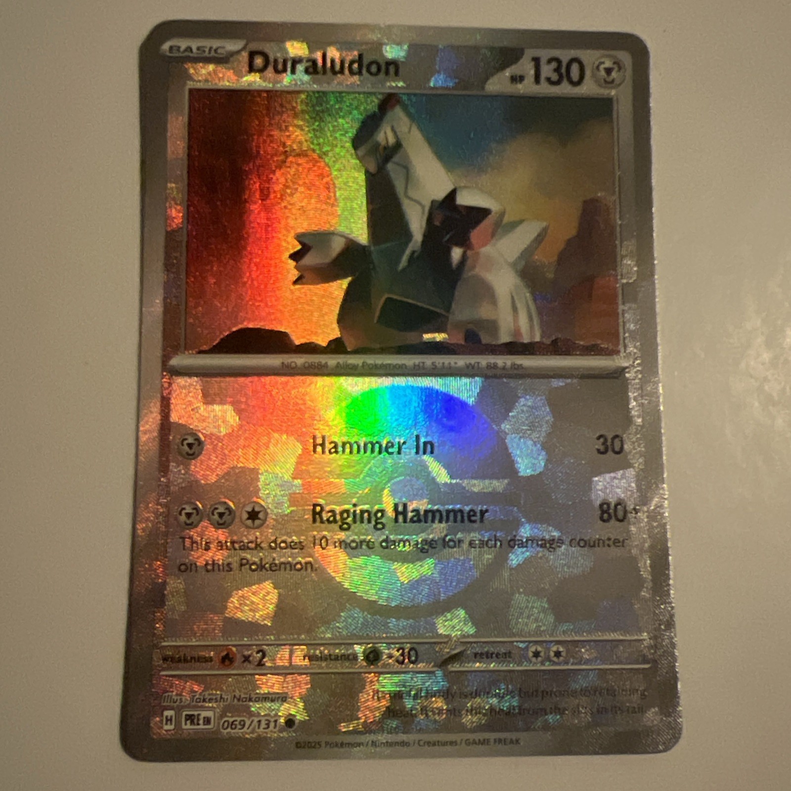 Duraludon (Poke Ball Pattern) (69/356) Prismatic Evolutions NM REVERSE HOLO