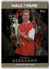 Topps PL 2025-26 Soccer No. HOF 4 Dennis Bergkamp Hall Of Fame Édition Limitée